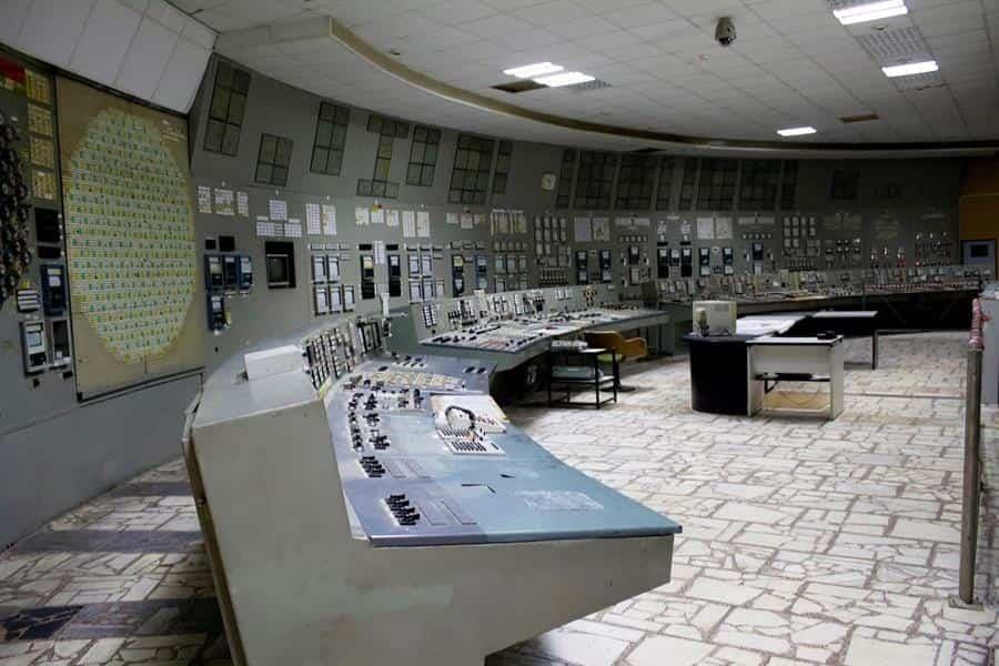 El interior de la planta nuclear de Chernóbil / Foto: EFE