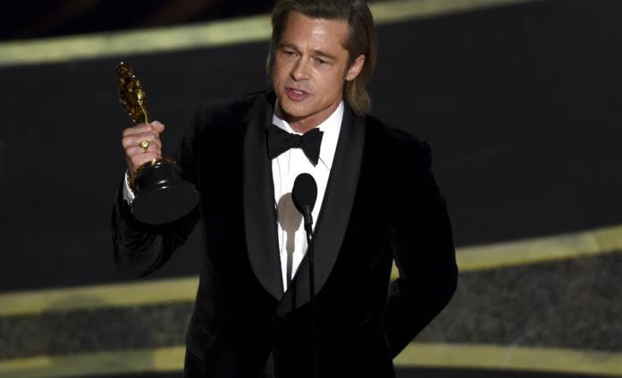 Brad Pitt gana con Once Upon a Time... su primer Óscar como actor
