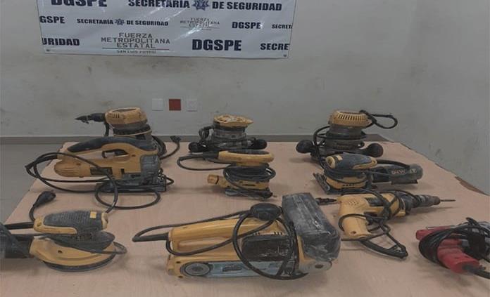 Detienen a sujeto por el robo de maquinas de un taller de la colonia San Antonio