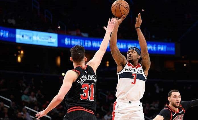 Beal anota 30 puntos; Wizards doblegan a Bulls