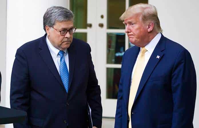 William Barr y Donald Trump / Foto: AP