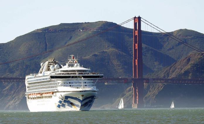 Detienen crucero frente a la costa de California por temor a coronavirus