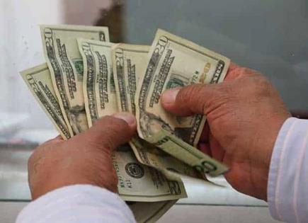 Repunta dólar a media jornada; llega a 20.20 pesos