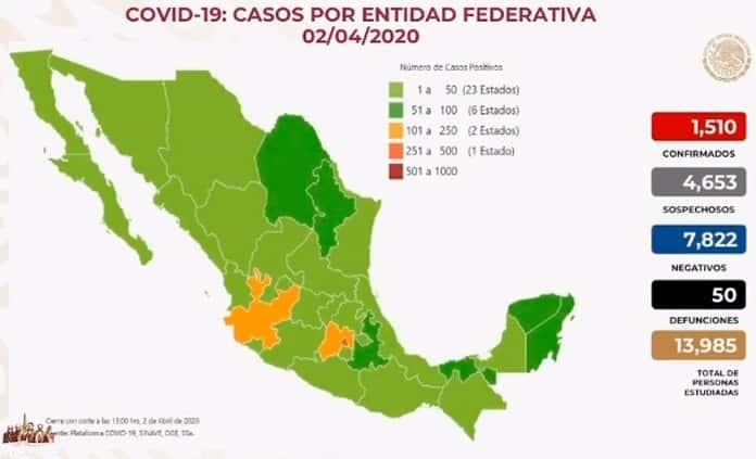 VIDEO |Suman 50 fallecimientos y mil 510 casos de coronavirus en México