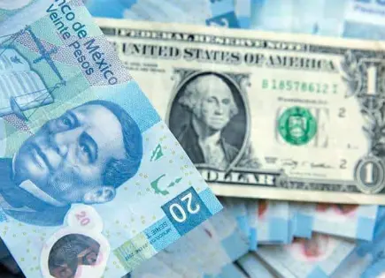 Peso cae frente al dólar por búsqueda de refugio y presión en bonos de EE.UU.
