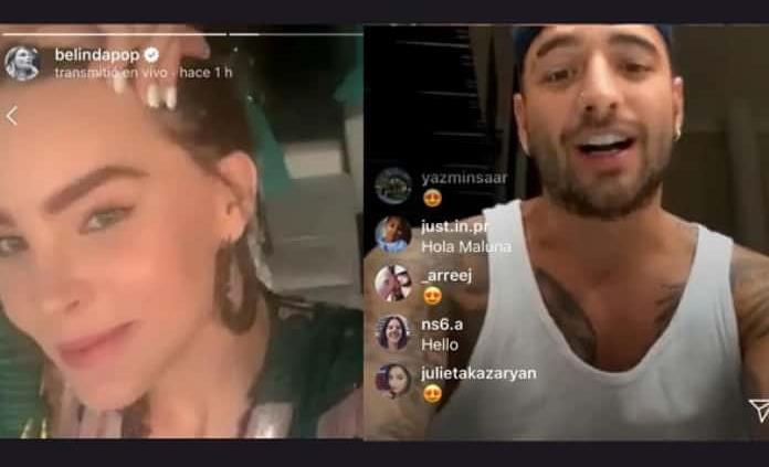 Belinda y Maluma se reencuentran