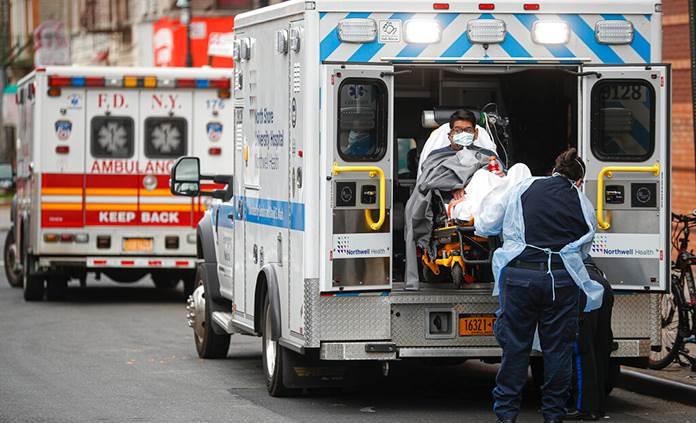 Reporta Estados Unidos más de 2 mil muertes en un día por Covid-19; suman 12 mil