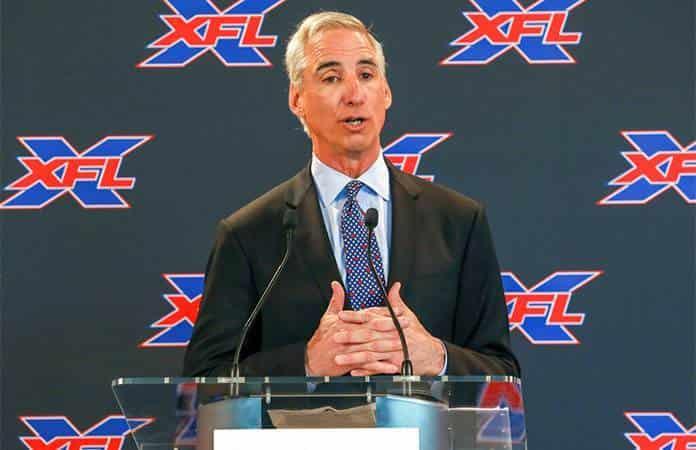El comisionado y director general de la XFL, Oliver Luck / Foto: AP