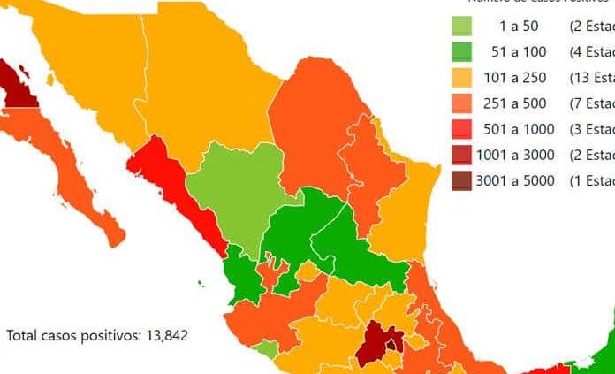 VIDEO | Acumula México 13 mil 842 casos de Covid-19 y mil 305 muertes, con con ocupación hospitalaria al 22%