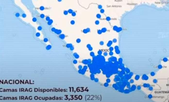 Solo 520 hospitales COVID-19 notifican situación diaria a autoridades