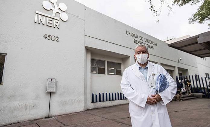 Instalan hospital provisional en el INER para pacientes con COVID-19