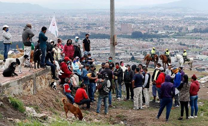 Desalojados en plena cuarentena, el drama de familias desposeídas en Bogotá
