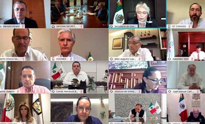 La respuesta es tajante, el Semáforo es federal, dice Sánchez Cordero a gobernadores