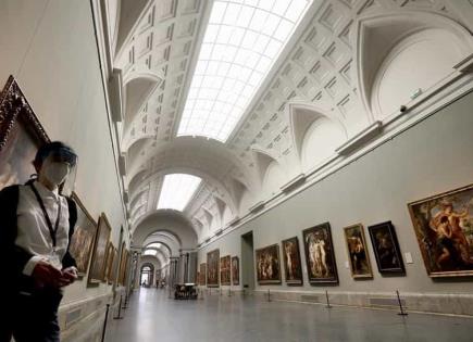 Exhibición del Ecce Homo de Caravaggio en el Museo del Prado de Madrid