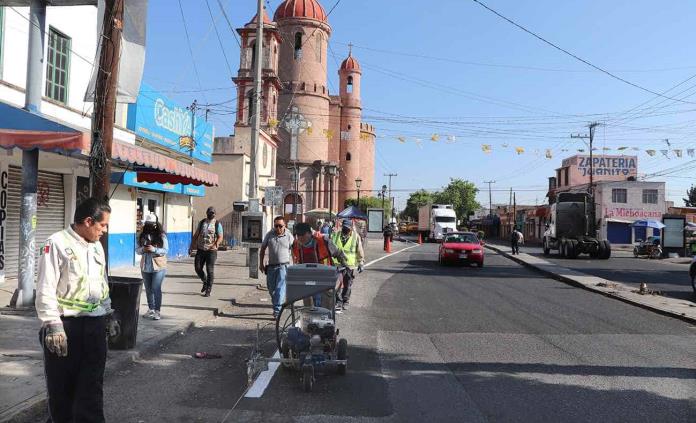 Por pandemia, inician trabajos para implementar ciclovías temporales en la capital potosina