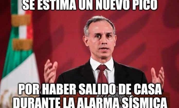Los mexicanos se toman con humor el susto por sismo en medio de la pandemia