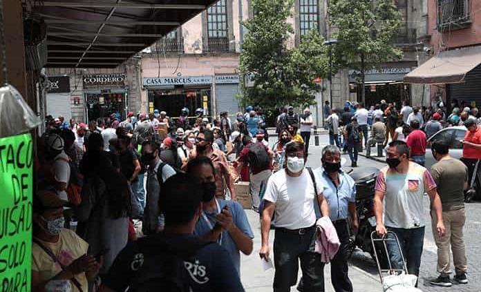 Comercio desborda centro de la CDMX