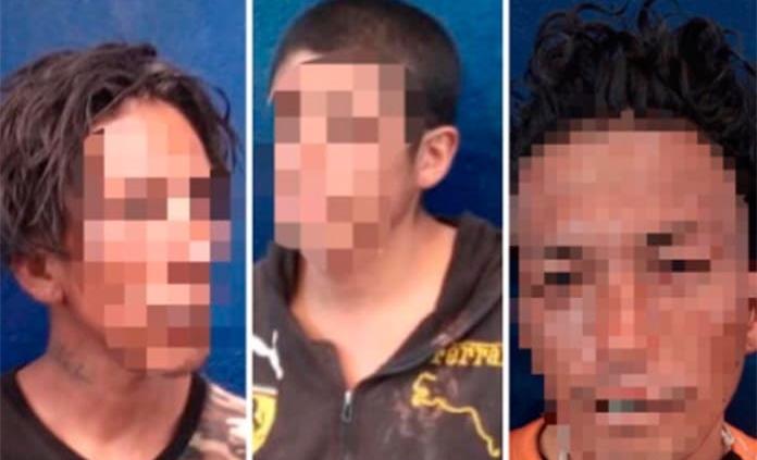 Detienen a tres asaltantes de comercios en Salvador Nava a la altura del Fraccionamiento Central
