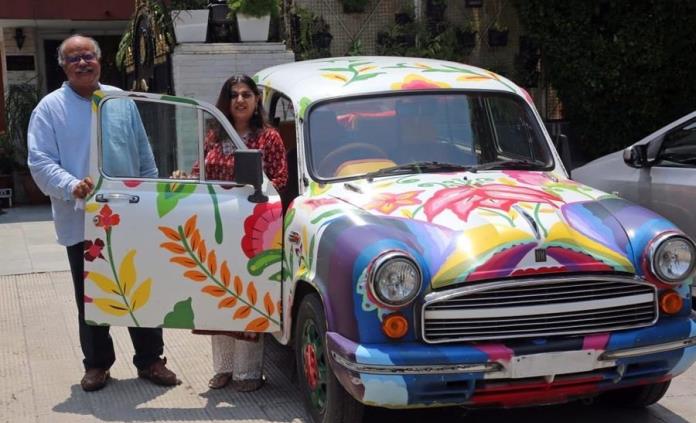 Un coche decorado por artista mexicano recorrerá de nuevo las calles indias