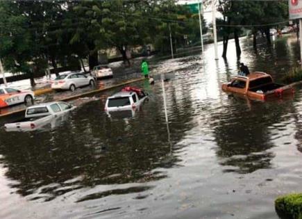 Caos vial y desapariciones: lluvia en Guadalajara