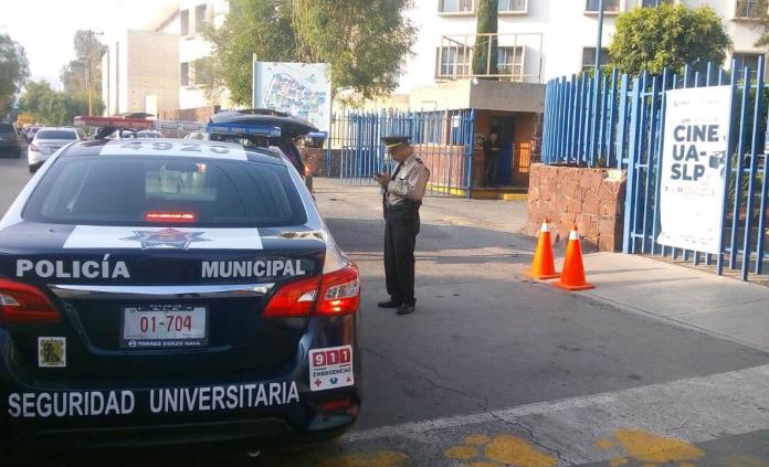 Policía Municipal apoyará con vigilancia afuera de los planteles durante el examen de admisión de la UASLP