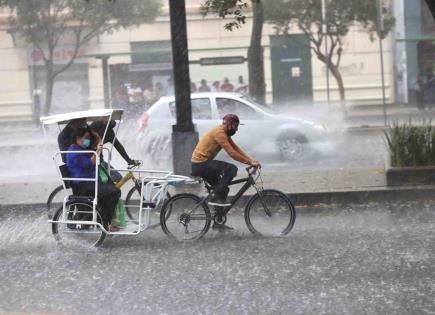 Activan doble alerta por lluvias y granizo en Ciudad de México