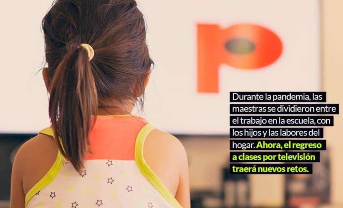 El triple esfuerzo de maestras madres solteras: se ocupan de sus hijos, el hogar y los alumnos