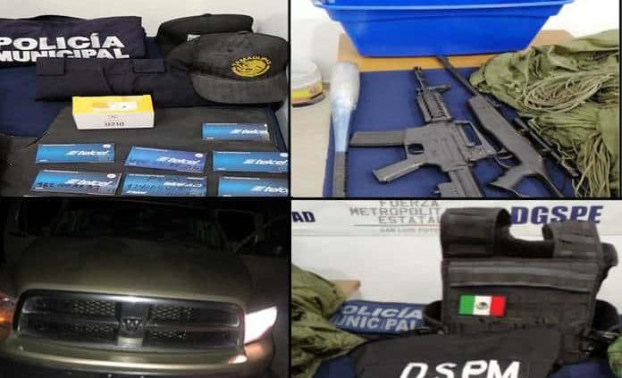 Capturan en Cárdenas a cuatro personas con droga, armas y equipo táctico; traían hasta un paracaídas