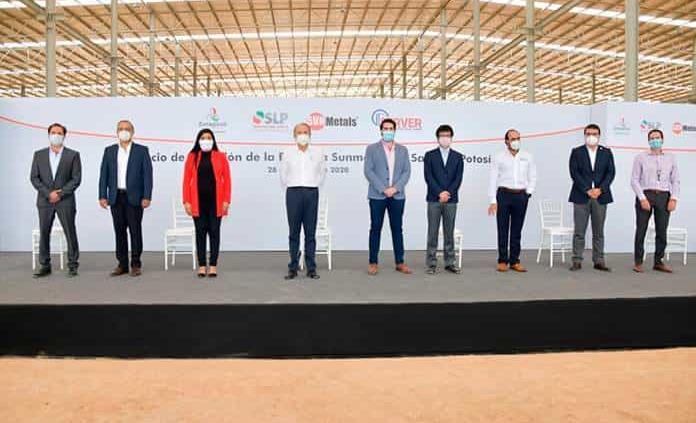 Presentan a J. M. Carreras inversión de planta Sunmetals
