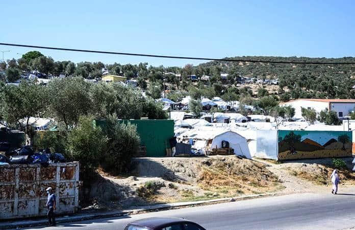 El campo de refugiados de Moria, en Lesbos / Foto: AP