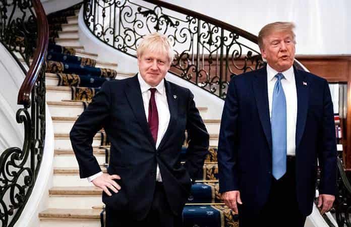 Boris Johnson y Donald Trump / Foto: AP