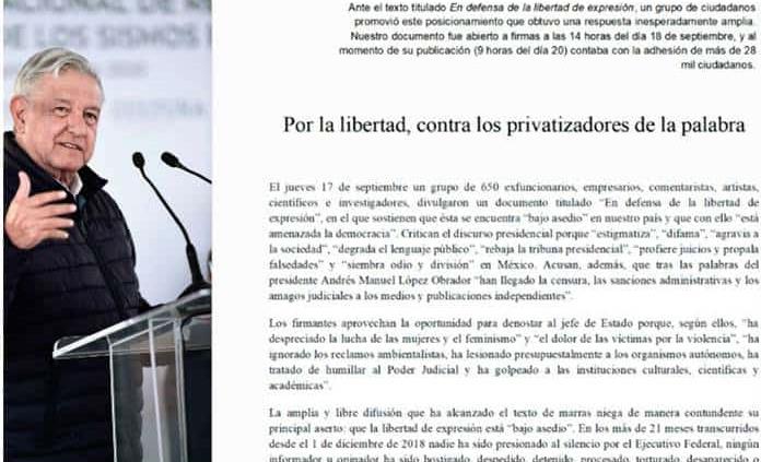 Responden 28 mil a los 650: “Su abusivo monopolio de la opinión pública ya terminó y no volverá jamás”
