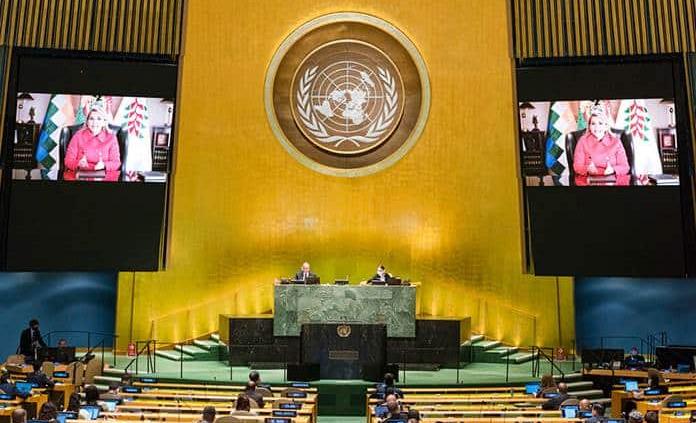 Presidenta interina de Bolivia arremete contra Argentina en la ONU por Evo Morales