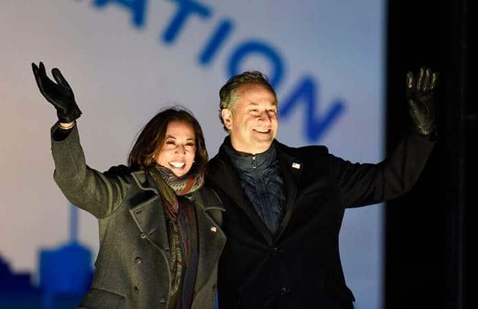 Kamala Harris y su esposo Doug Emhoff / Foto: AP