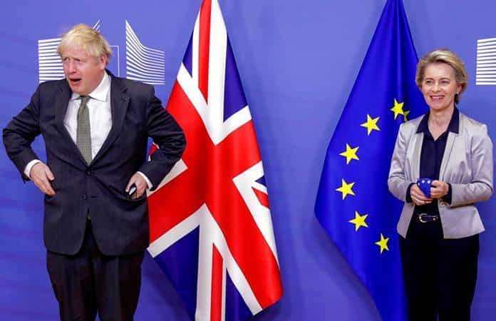 Boris Johnson y Ursula von der Leyen / Foto: AP