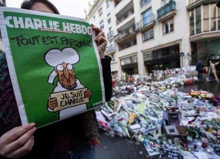 Charlie Hebdo provoca nuevamente con polémica portada tras muerte de Raisi