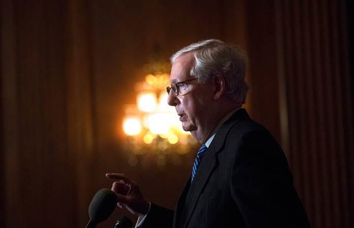 Mitch McConnell,  líder de la mayoría republicana en el Senado / Foto: AP