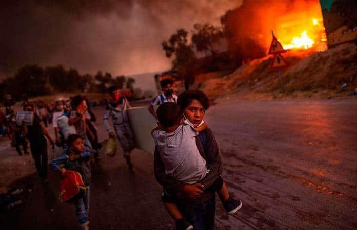 La imagen del fotógrafo griego Angelos Tzortzinis / UNICEF vía EFE