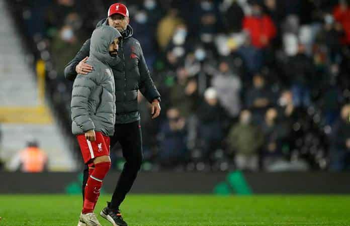 Mohamed Salah y Jürgen Klopp / Foto: AP