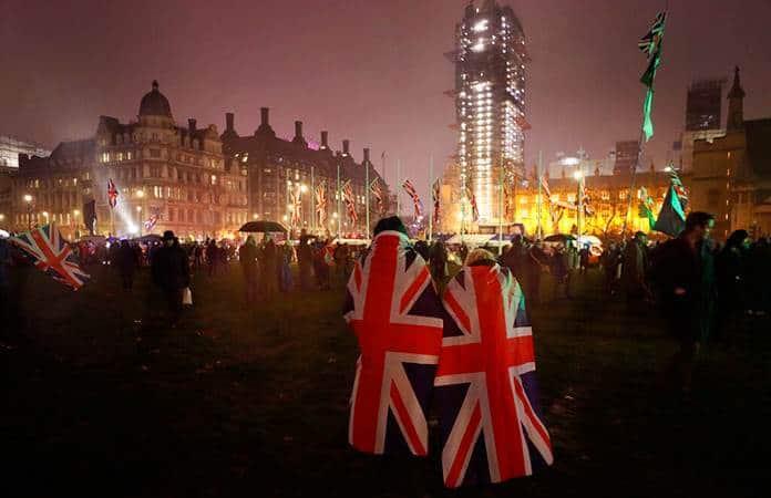Británicos celebraron el 31 de enero la salida del Reino Unido en la Unión Europea / Foto: AP
