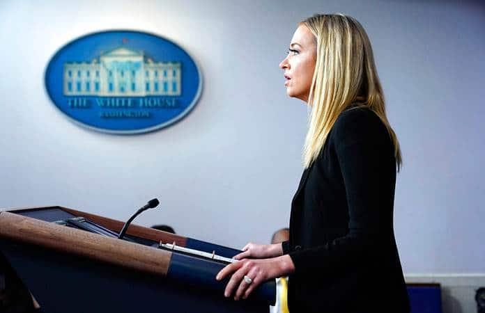 La portavoz de la Casa Blanca, Kayleigh McEnany / Foto: AP