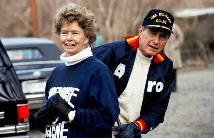 Nancy Bush Ellis y su hermano, el expresidente de EEUU, George H.W. Bush  / Foto: AP