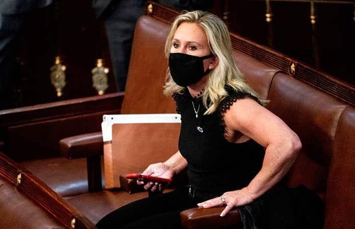 Marjorie Taylor Greene, la legisladora QAnon / Foto: AP