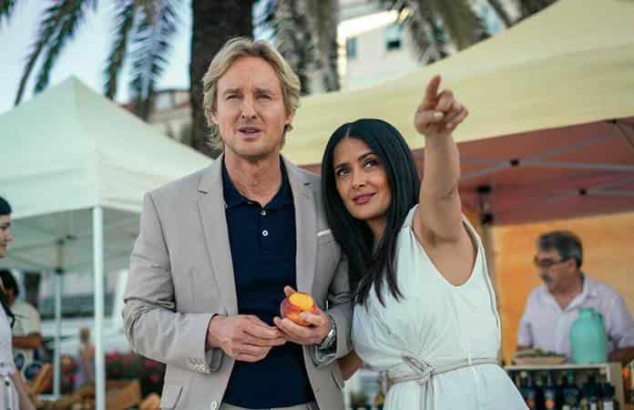 Owen Wilson y Salma Hayek en una escena de Bliss