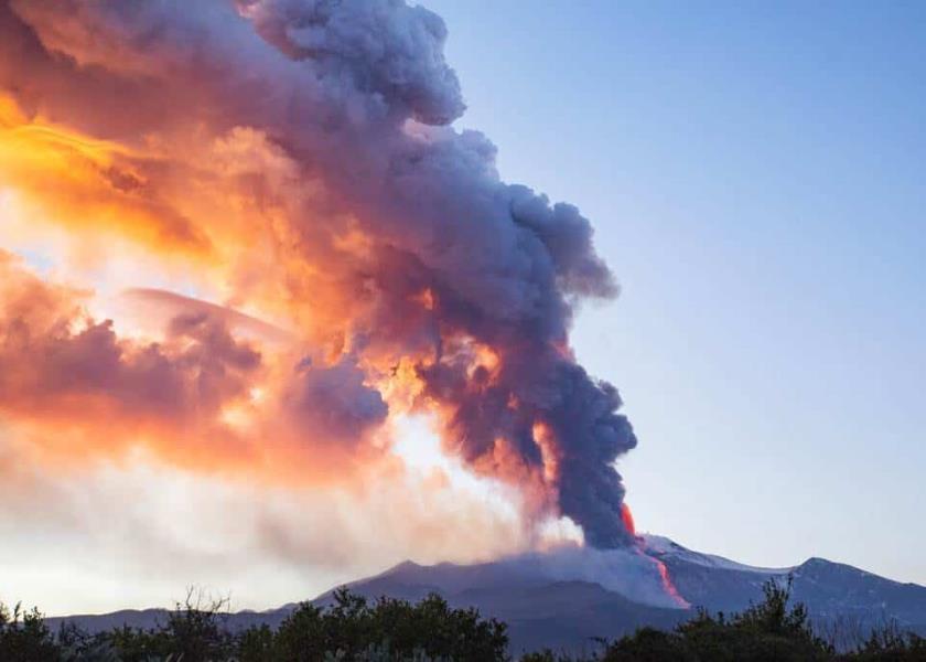 Foto de archivo del volcán Etna