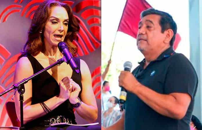 Lupita Jones y Félix Salgado Macedonio