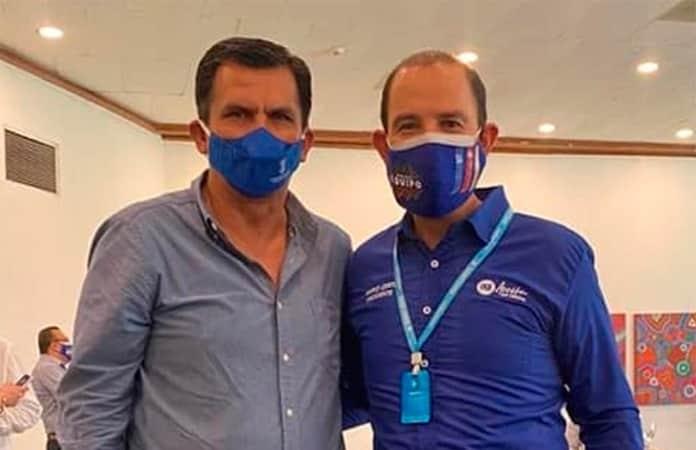 Javier Estrada Cárdenas y Marko Cortés / Foto: Facebook