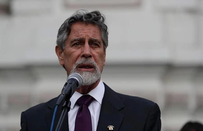 Francisco Sagasti, presidente interino de Perú / Foto: EFE