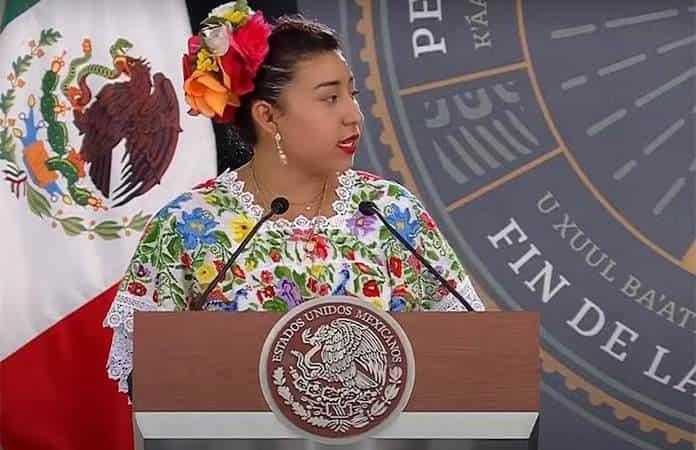 La representante del pueblo maya, Ana Karen Dzib Poot / Especial