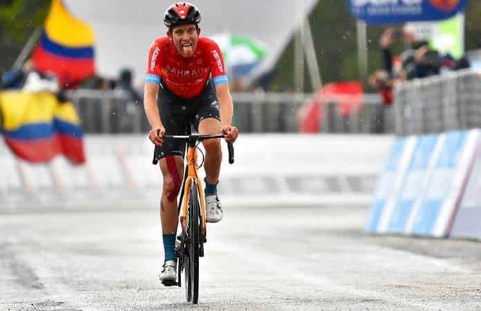Gino Mader, ganador de la sexta etapa del Giro a Italia / Foto: AP